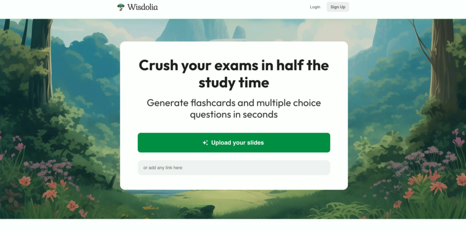 Wisdolia: Trasforma Materiali di Studio in Flashcards